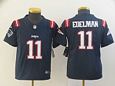 Youth Nike Patriots 11 Julian Edelman Navy Color Rush Limited Jersey